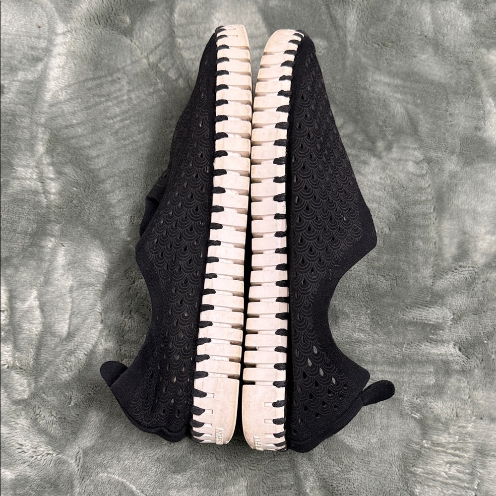 Ilse Jacobsen Black Espadrille Slip-Ons - Picture 6 of 12
